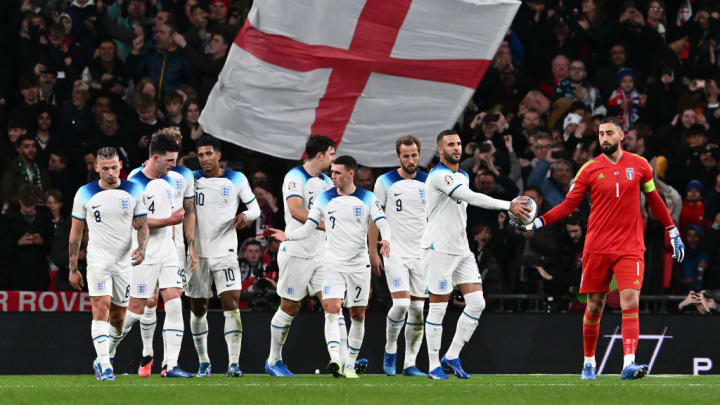 Kalvin Phillips, Gianluigi Donnarumma, Phil Foden, Kyle Walker, Jude Bellingham, Harry Kane, Declan Rice