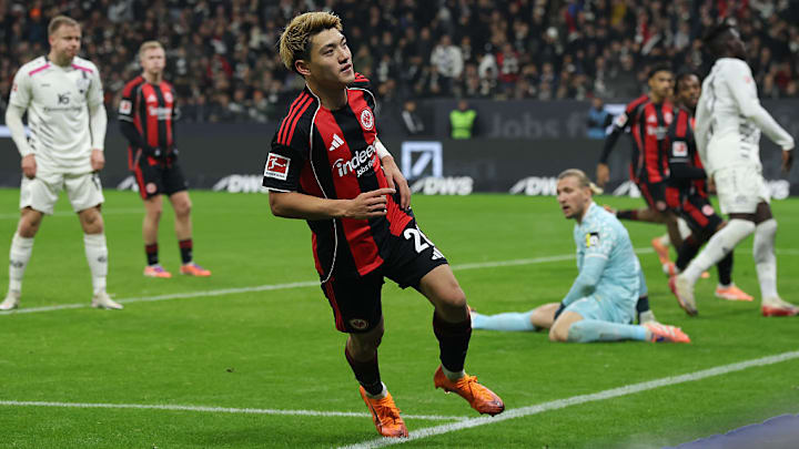 Sinnbildlich: Die Eintracht gewann gegen Mainz dank einer Einzelaktion von Ritsu Doan