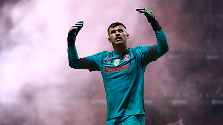 Luis García, portero del Toluca Luis García, portero del Toluca