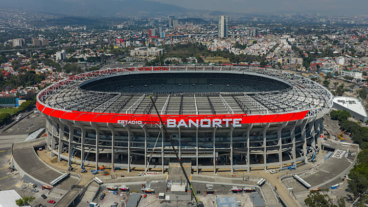 Imagen aérea del nuevo Estadio Azteca