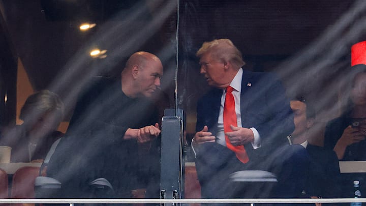Dana White, líder de la UFC, y Donald Trump, mandatario estadounidense, mantienen una relación desde hace varios años