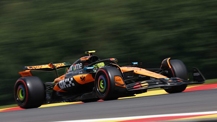Lando Norris largará primero en el Gran Premio de Bélgica de la F1.