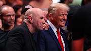 Dana White, dueño de la UFC, y el presidente de Estados Unidos, Donald Trump.