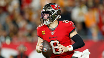 Baker Mayfield, quarterback de los Tamba Bay Buccaneers.