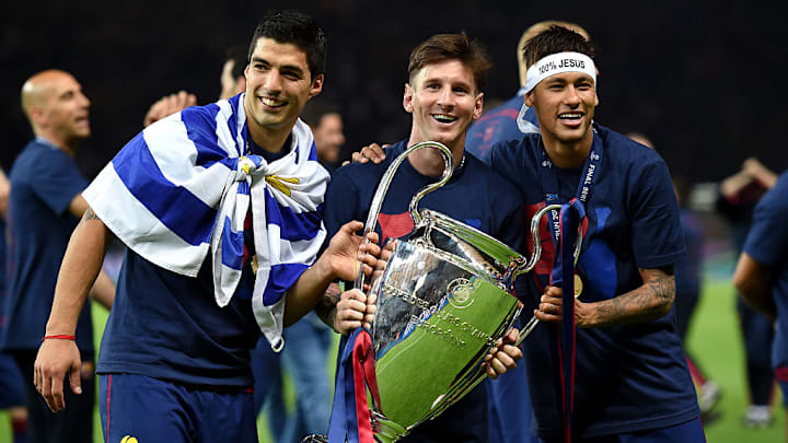 Luis Suarez, Lionel Messi, Neymar