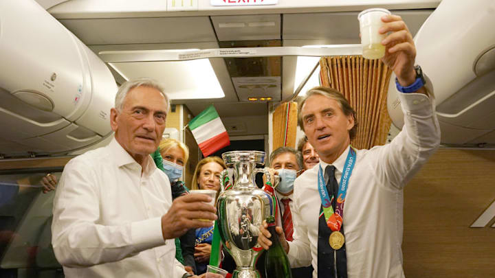 Gabriele Gravina, Roberto Mancini