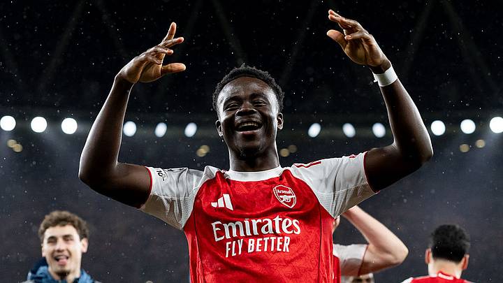 Bukayo Saka sent Arsenal to their first Champions League final in 20 years. Bukayo Saka sent Arsenal to their first Champions League final in 20 years.