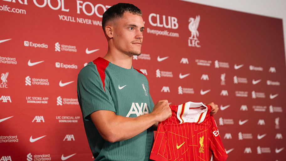 Liverpool smashed their club record transfer fee to sign Florian Wirtz. | Liverpool FC/Liverpool FC via Getty Images