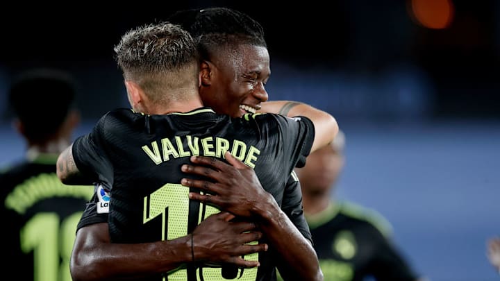 Eduardo Camavinga y Fede Valverde