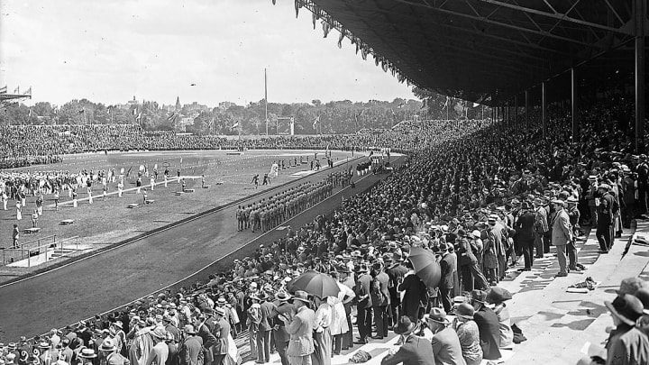 The Olympic stadium that hosted all matched during 1924 summer Olympics