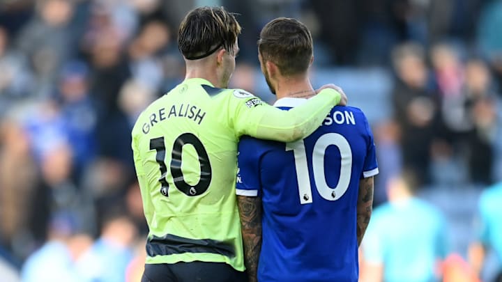 James Maddison y Jack Grealish
