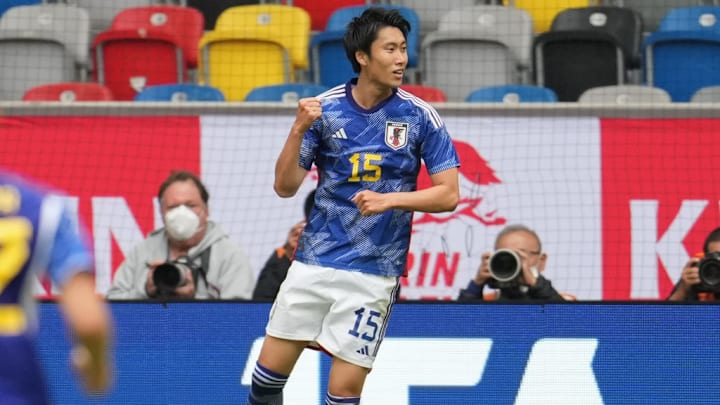 Daichi Kamada, meia-atacante do Eintracht Frankfurt e do Japão