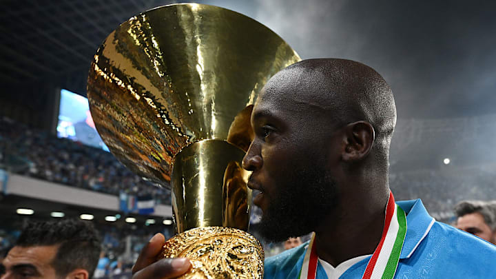 Romelu Lukaku mit dem Scudetto