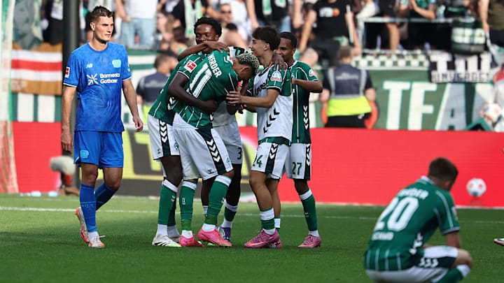 Bremer Freude, Leverkusener Leid: Die Werkself verspielte beim SVW ein 3:1