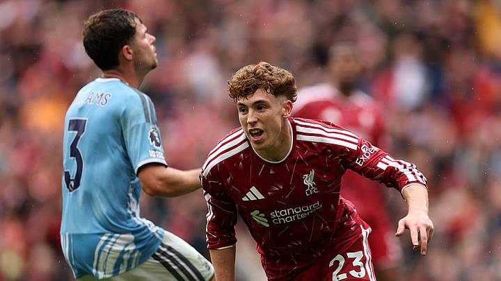 Víctor Muñoz anotó el gol que le dio el empate al Liverpool al 82'. Víctor Muñoz anotó el gol que le dio el empate al Liverpool al 82'.