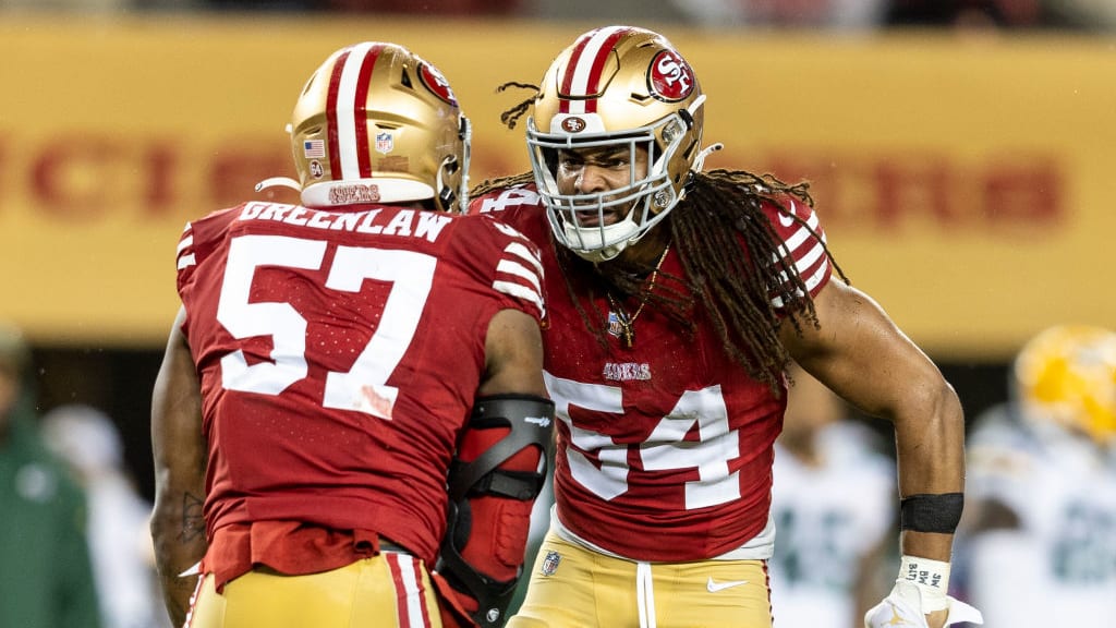 San Francisco 49ers linebackers Fred Warner and Dre Greenlaw
