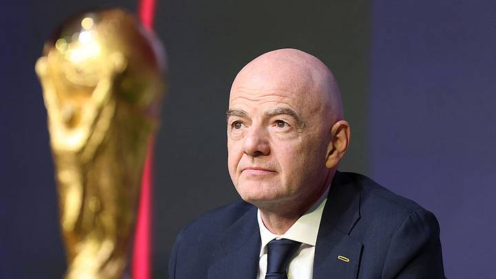 Gianni Infantino is still under fire for his failed plan to sell the World Cup. Gianni Infantino is still under fire for his failed plan to sell the World Cup.