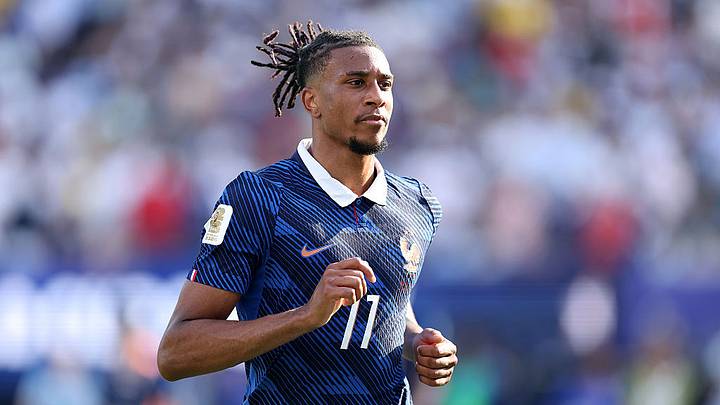 Michael Olise, delantero de Francia en la Copa del Mundo. Michael Olise, delantero de Francia en la Copa del Mundo.