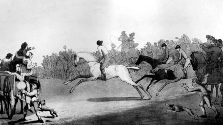 'The High Mettled Racer', 1789.Artist: Thomas Rowlandson