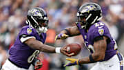 Lamar Jackson y Derrick Henry, la dupla de Ravens que empieza a carburar.