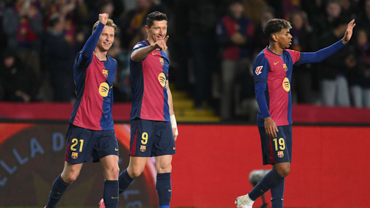 Robert Lewandowski, Frenkie de Jong, Lamine Yamal