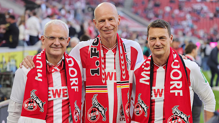Ulf Sobek, Jörn Stobbe und Jörg Alvermann bilden das neue Vorstandsteam des 1. FC Köln