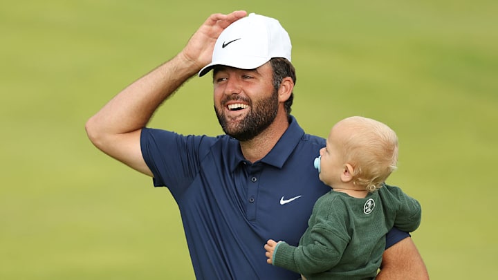 Scottie Scheffler's son, Bennett, has become the star of the show on the PGA Tour. Scottie Scheffler's son, Bennett, has become the star of the show on the PGA Tour.