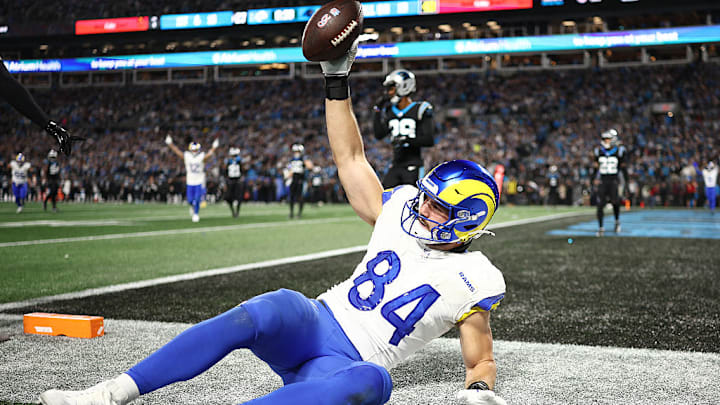 Tight end Colby Parkinson caught the game-winning touchdown for the Rams to survive against the Panthers