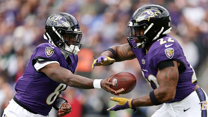 Lamar Jackson y Derrick Henry, la dupla de Ravens que empieza a carburar. Lamar Jackson y Derrick Henry, la dupla de Ravens que empieza a carburar.