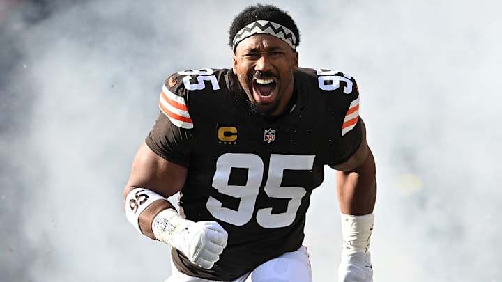 Myles Garrett es una superestrella en Cleveland. Myles Garrett es una superestrella en Cleveland.