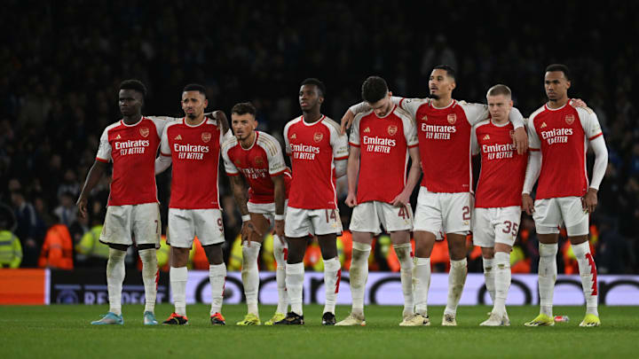 Bukayo Saka, Gabriel Jesus, Ben White, Edward Nketiah, Declan Rice, William Saliba, Oleksandr Zinchenko, Gabriel