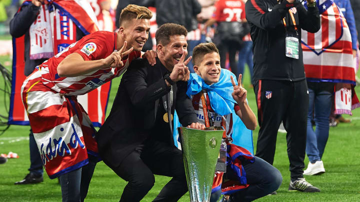 Diego Simeone, ganador de la Europa League