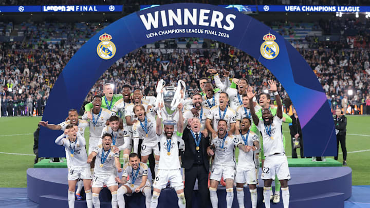 Ferland Mendy, Carlo Ancelotti, Toni Kroos, Fran Garcia, Daniel Carvajal, Lucas Vazquez, Vinicius Junior, Jude Bellingham, Rodrygo, Aurelien Tchouameni, Andriy Lunin, Federico Valverde, Dani Ceballos, Nacho Fernandez, Arda Guler, Eder Militao, Thibaut Courtois, Brahim Diaz, David Alaba, Joselu, Kepa Arrizabalaga, Eduardo Camavinga, Luka Modric, Antonio Rudiger