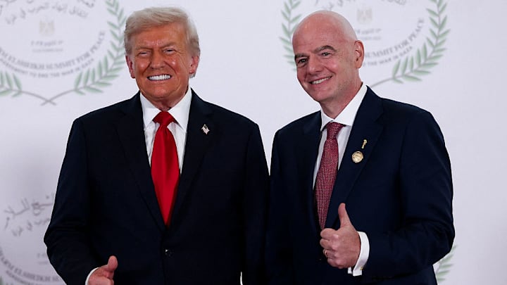 Donald Trump, presidente de Estados Unidos, y Gianni Infantino, presidente de la FIFA. Donald Trump, presidente de Estados Unidos, y Gianni Infantino, presidente de la FIFA.