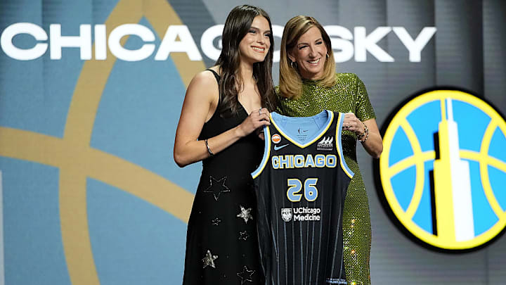 Gabriela Jáquez, en el Draft de la WNBA