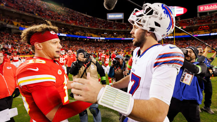 Patrick Mahomes and Josh Allen will face off for the 10th time in their careers on Sunday afternoon. Patrick Mahomes and Josh Allen will face off for the 10th time in their careers on Sunday afternoon.