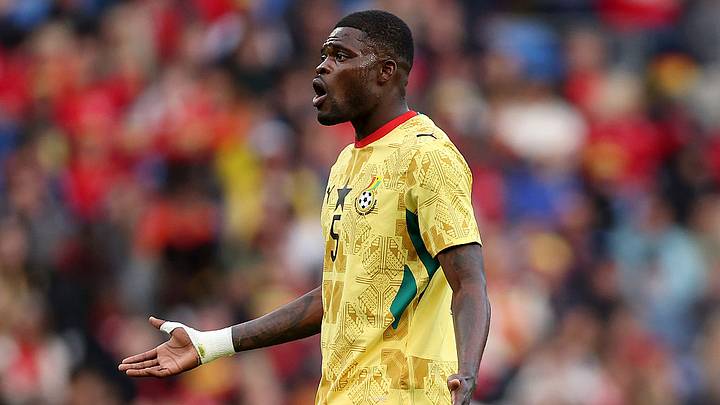 Thomas Partey, jugador de Ghana Thomas Partey, jugador de Ghana