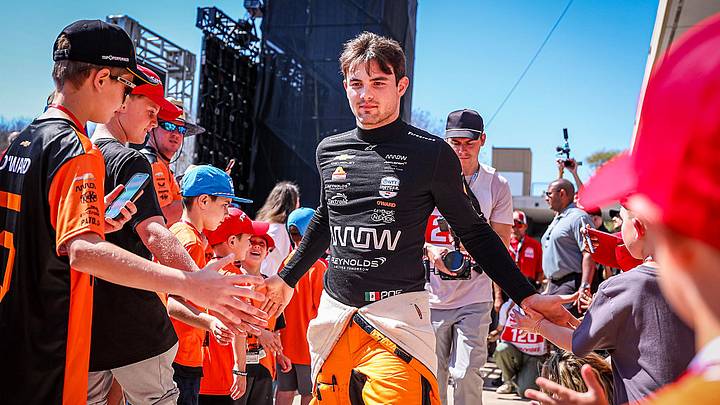 Pato O’Ward, piloto mexicano de Arrow McLaren. Pato O’Ward, piloto mexicano de Arrow McLaren.