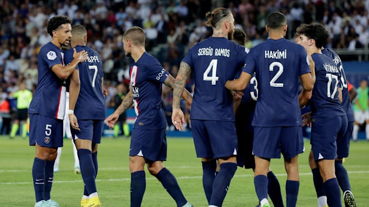 Achraf Hakimi, Kylian Mbappe, Lionel Messi, Marco Verratti