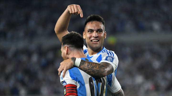 Lautaro Martinez, Lionel Messi