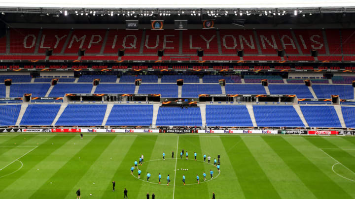 Olympique de Marseille Training Session - UEFA Europa League Final Previews