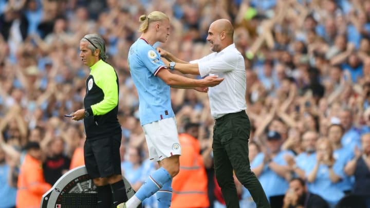 Erling Haaland, Pep Guardiola