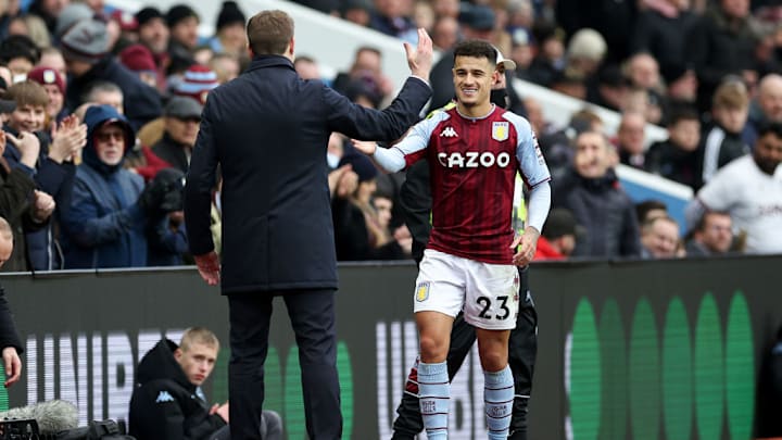 Philippe Coutinho Steven Gerrard Aston Villa premier League Mercado