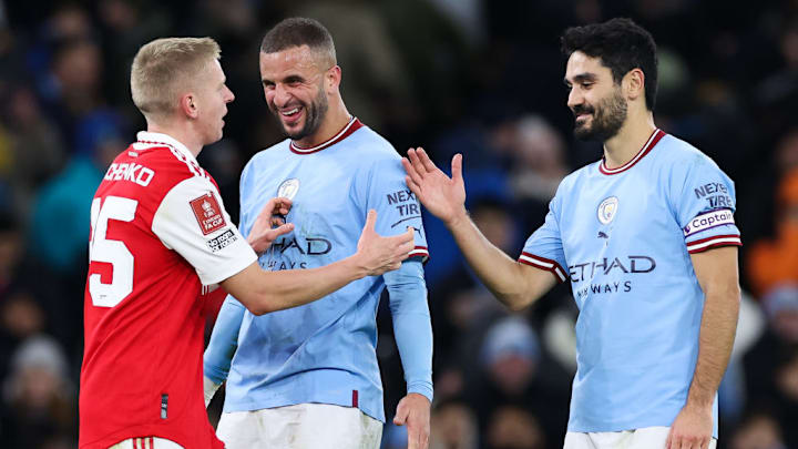 Ilkay Gundogan, Oleksandr Zinchenko, Kyle Walker