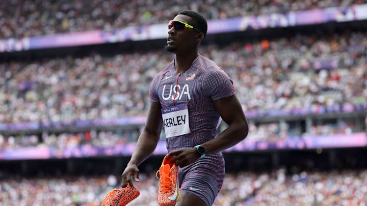 Fred Kerley ganó medalla de bronce en los Juegos Olímpicos de París en 2024. Fred Kerley ganó medalla de bronce en los Juegos Olímpicos de París en 2024.