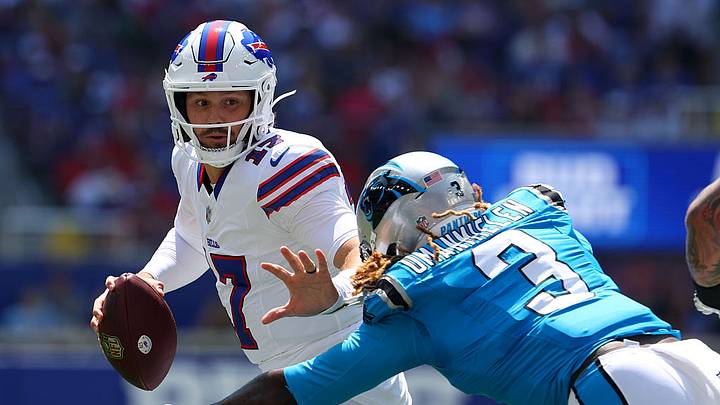 Josh Allen busca dar el salto definitivo para llegar al Super Bowl. Josh Allen busca dar el salto definitivo para llegar al Super Bowl.