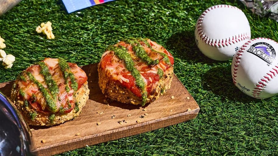 pizza donut, ballpark foods