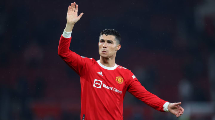 Cristiano Ronaldo en el que puede ser su último partido en Old Trafford