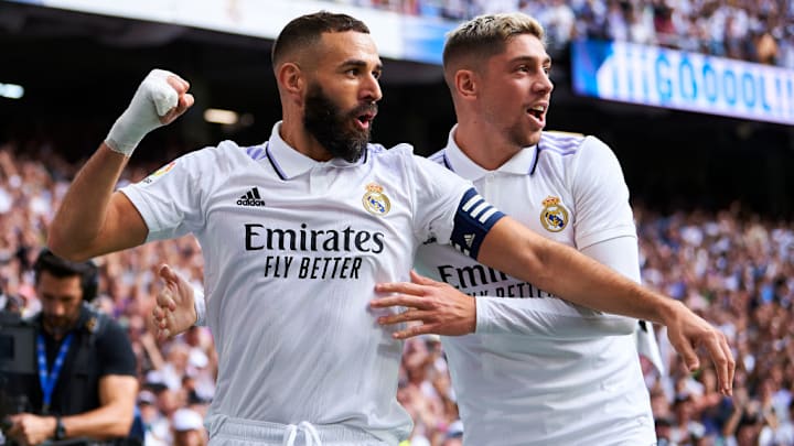 Fede Valverde y Karim Benzema