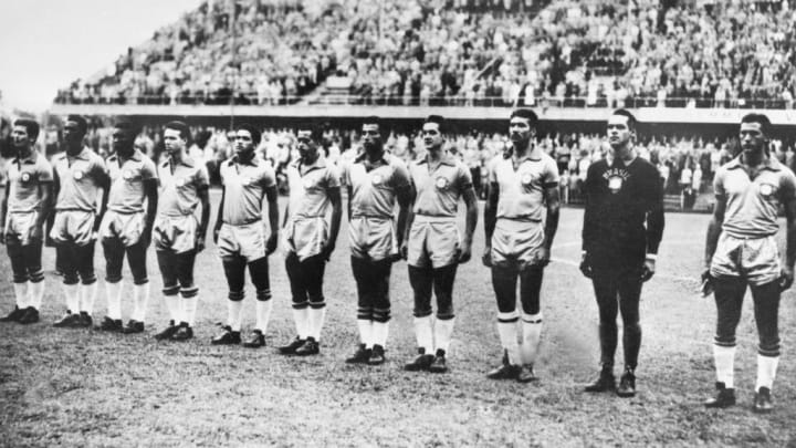 WORLD CUP-SOCCER-1958-BRAZIL-TEAM